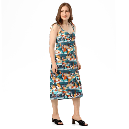Folded Horizon on a Slip Dress