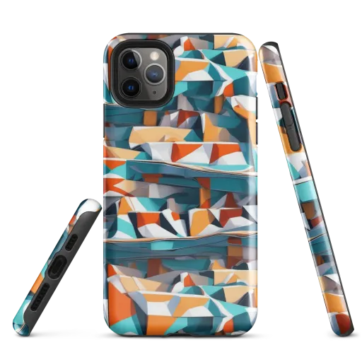 Folded Horizon on a Tough Case for iPhone®
