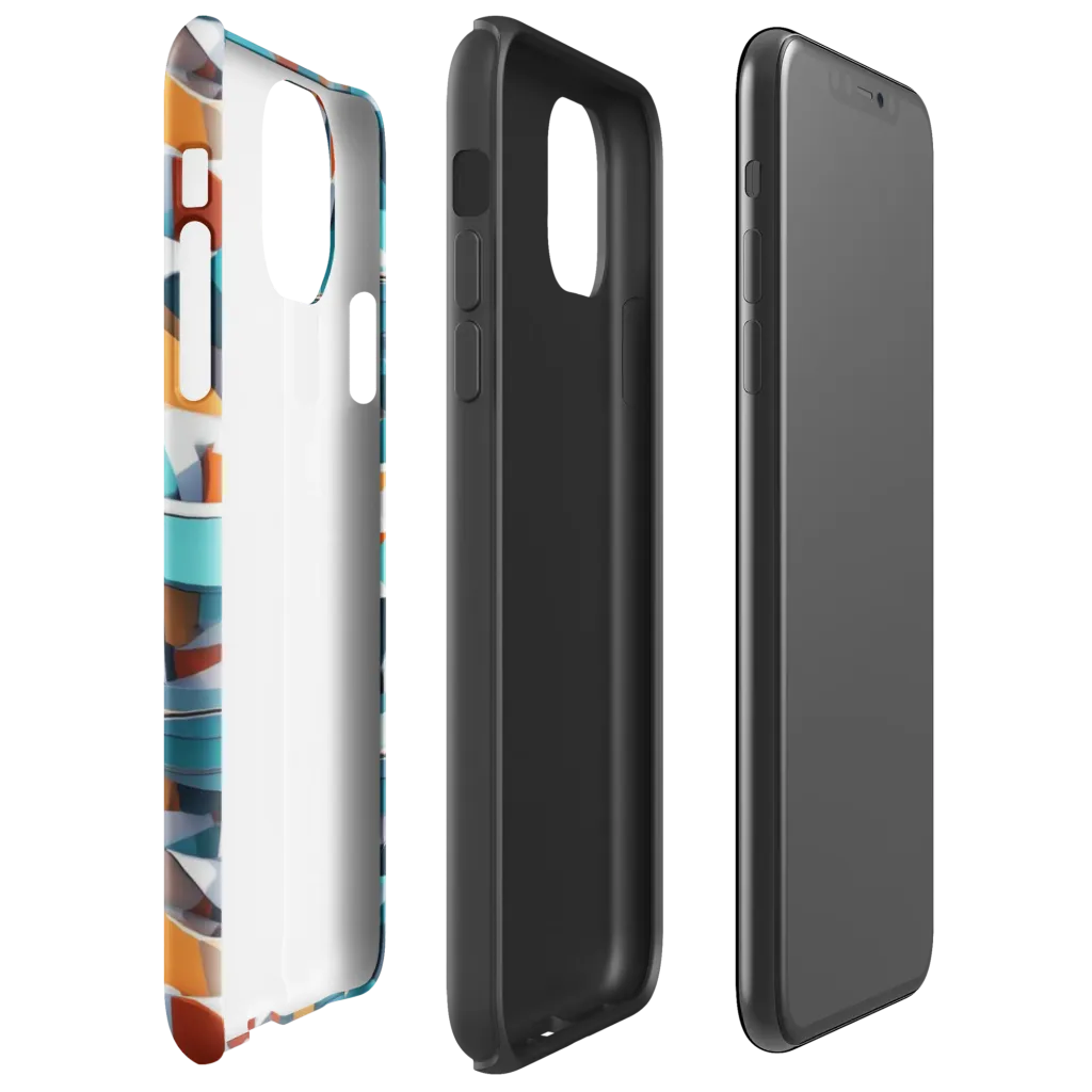 Folded Horizon on Tough Case for iPhone® — Right