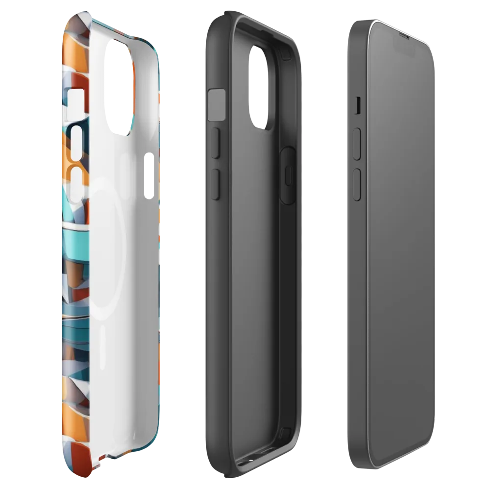 Folded Horizon on MagSafe Tough Case for iPhone® — Front