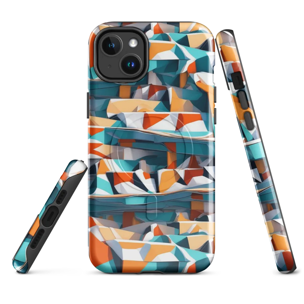 Folded Horizon on MagSafe Tough Case for iPhone® — Front