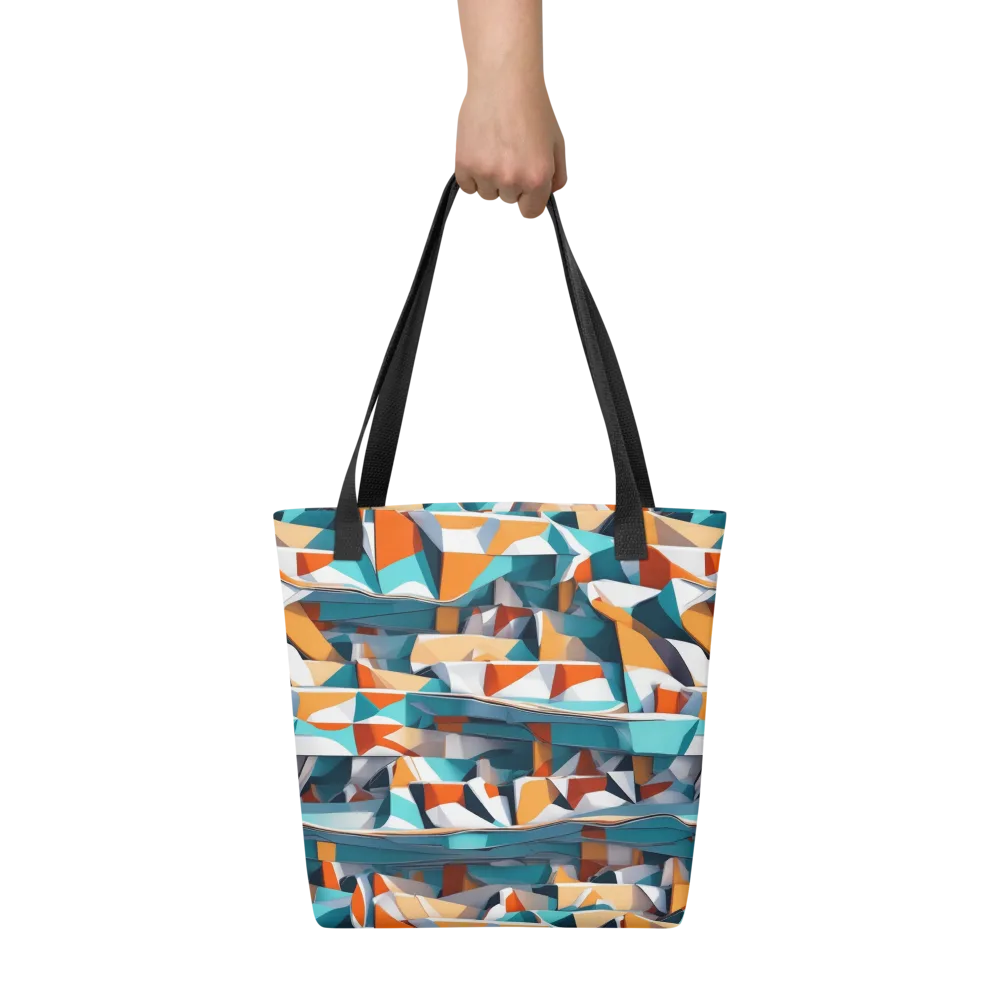 Folded Horizon on Tote Bag — Front