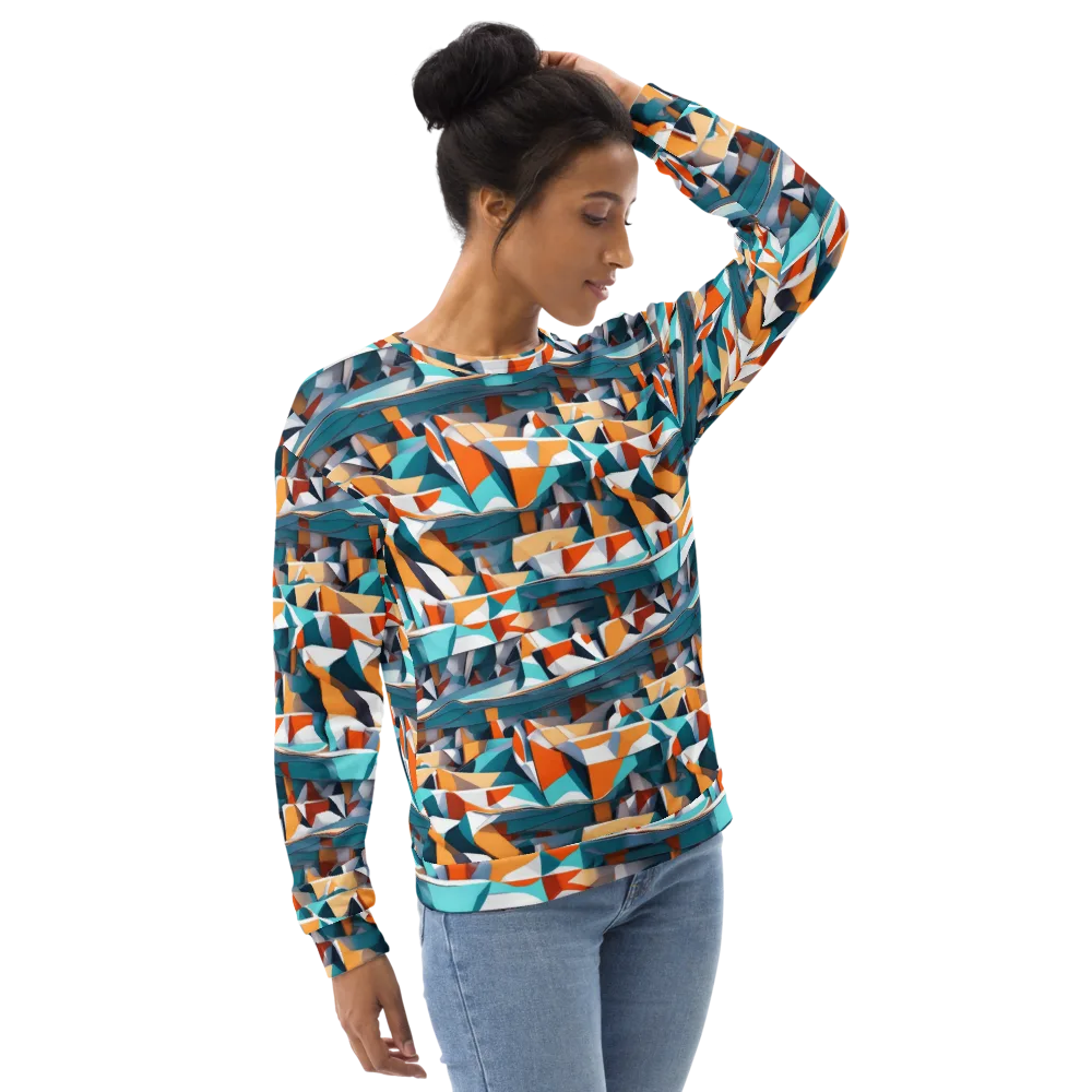 Folded Horizon on Sweatshirt — Right Front