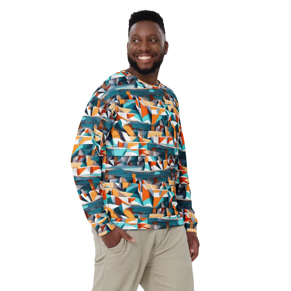 Folded Horizon on Sweatshirt — Front