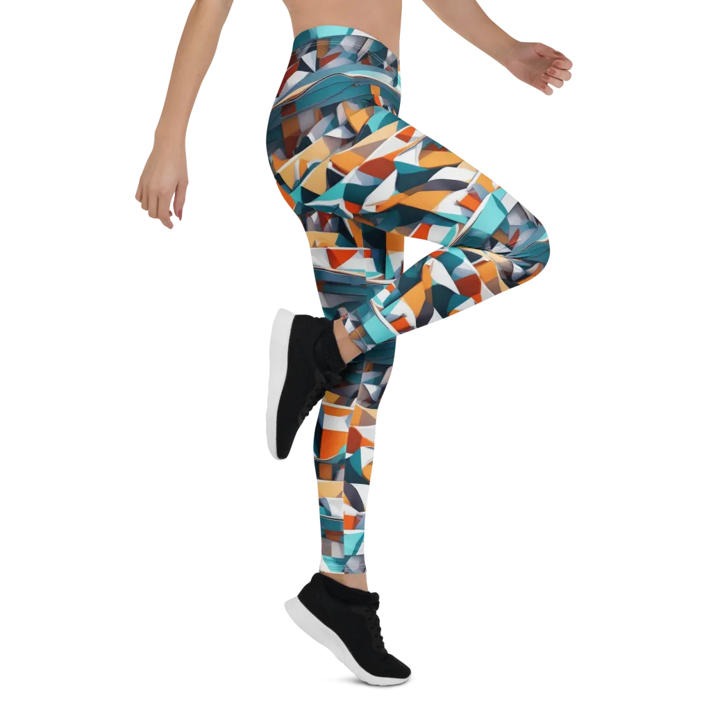 Folded Horizon on Leggings — Right