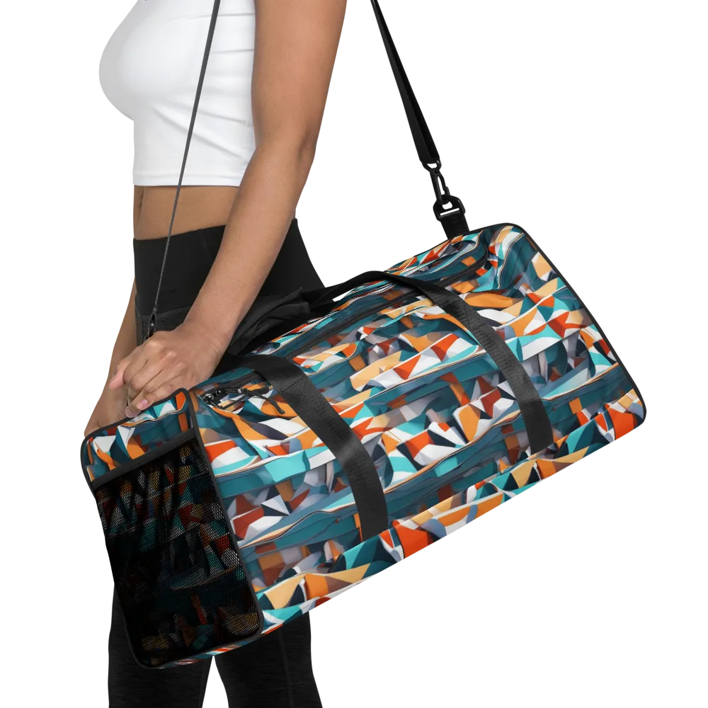 Folded Horizon on Duffle Bag — Front