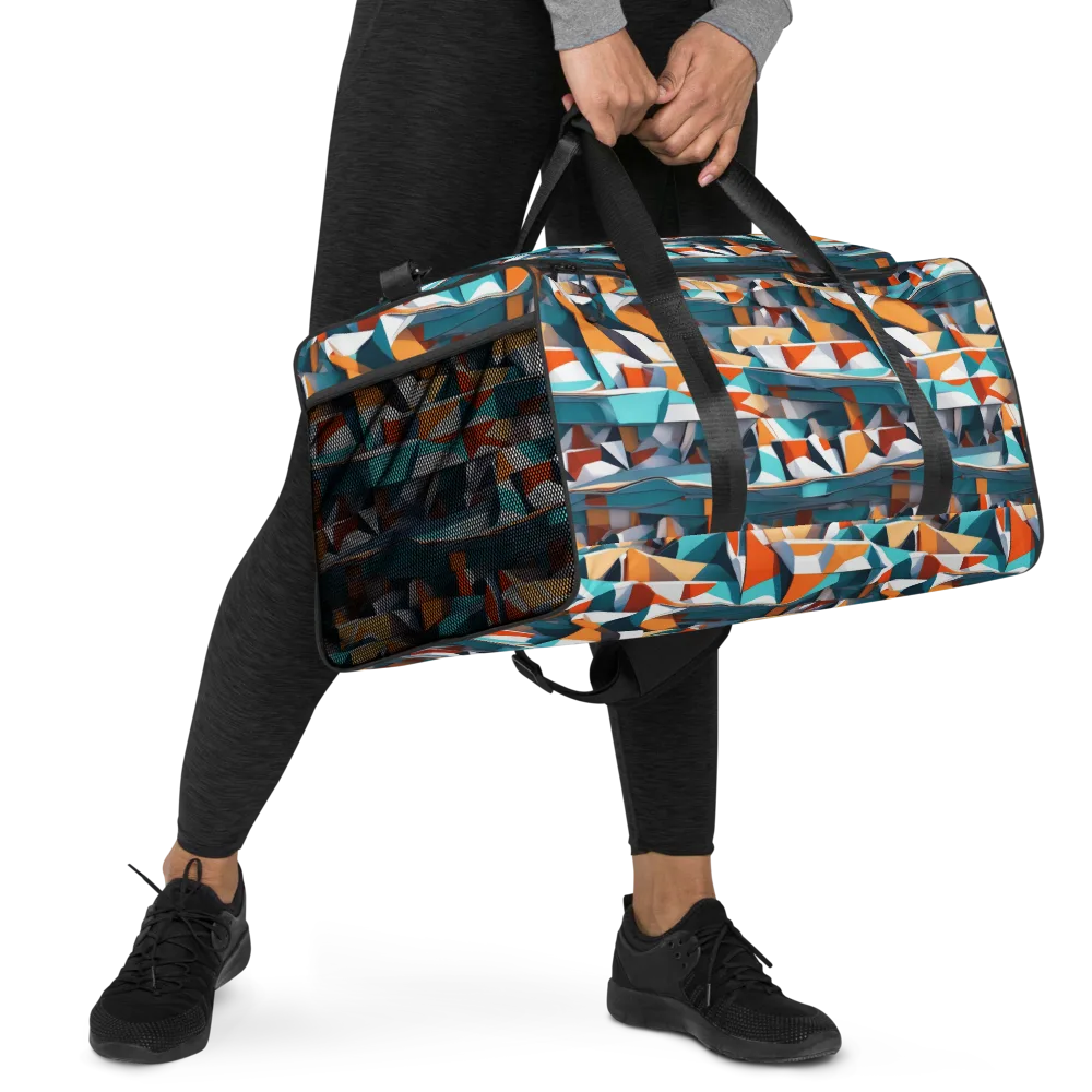 Folded Horizon on Duffle Bag — Right Front