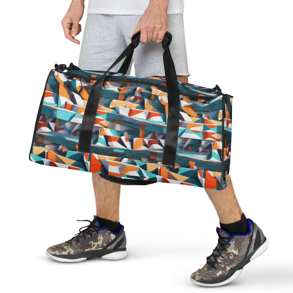 Folded Horizon on Duffle Bag — Front