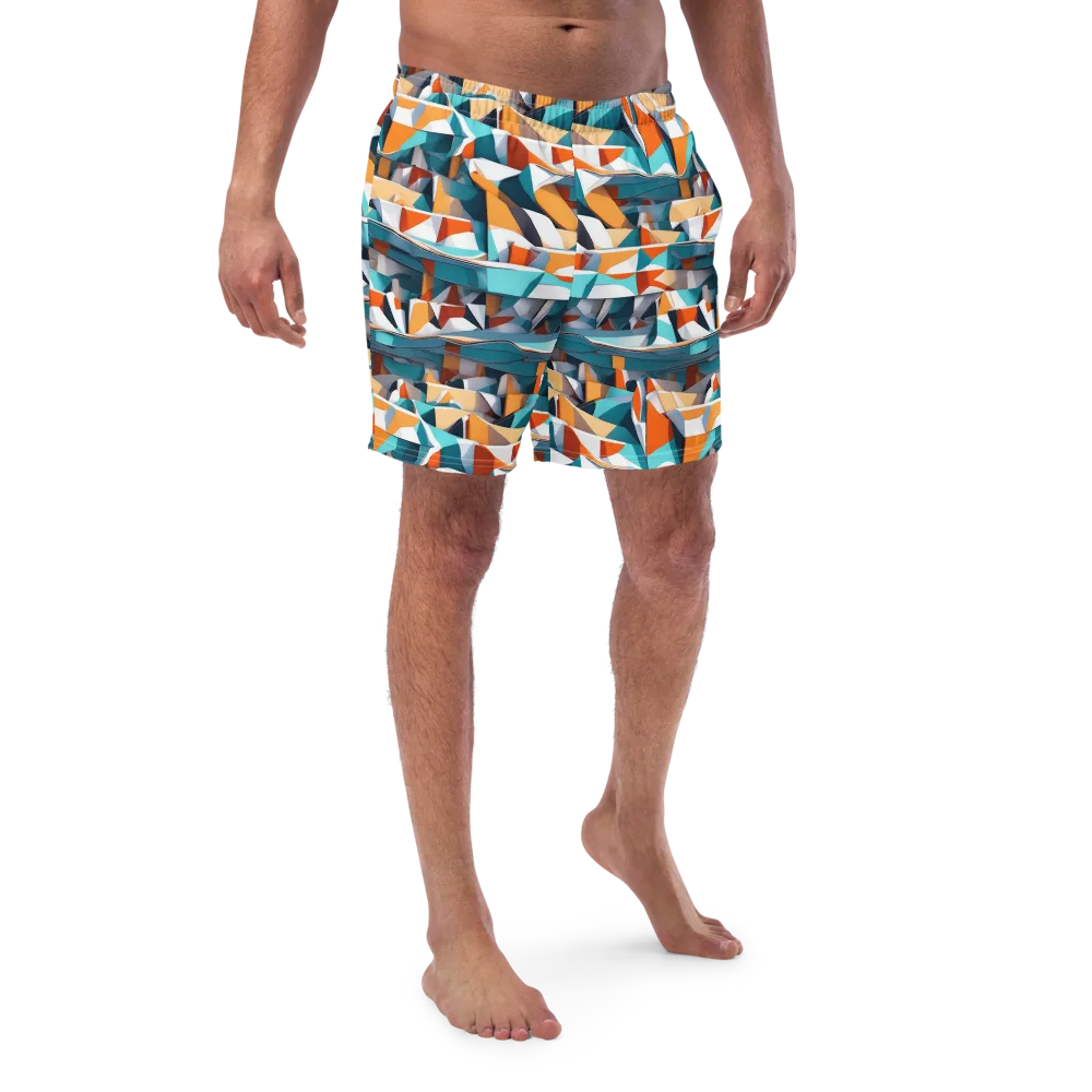 Folded Horizon on Swim Trunks — Front
