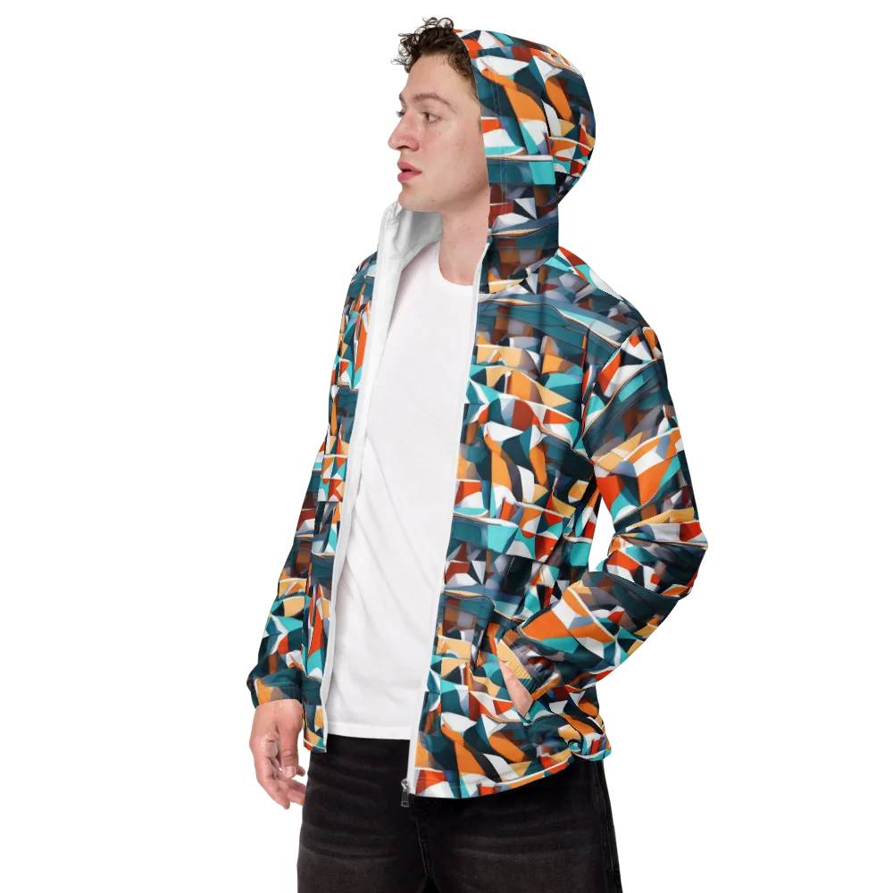 Folded Horizon on Men's Windbreaker — Left Front
