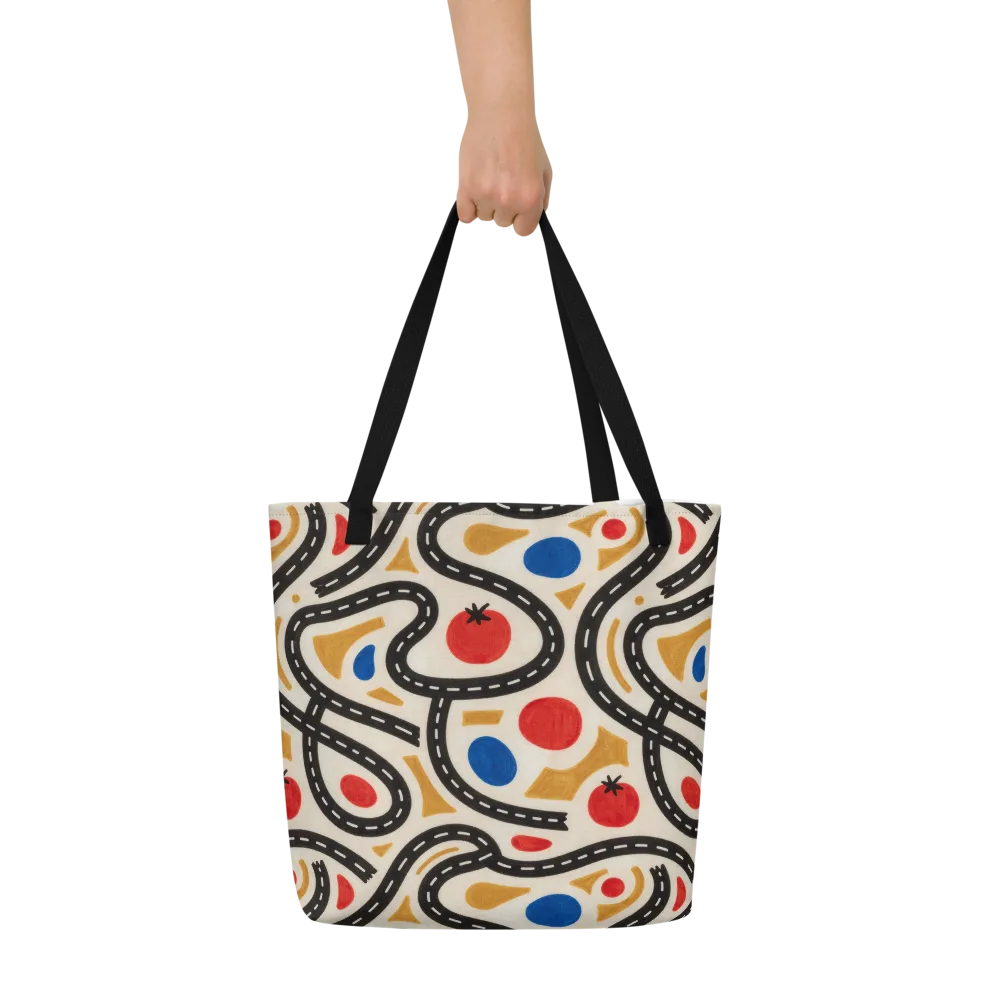 Roadside Harvest on Large Tote Bag W/ Pocket — Front