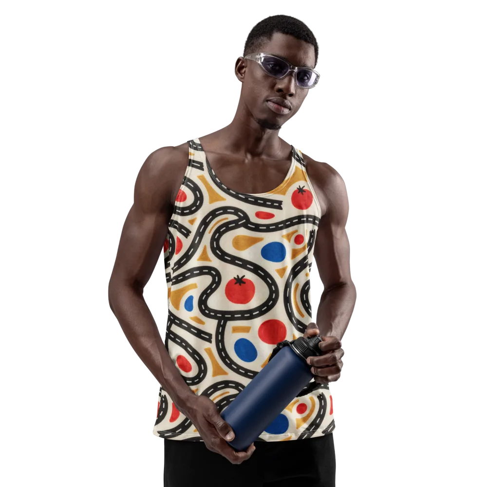 Roadside Harvest on Men's Tank Top — Front