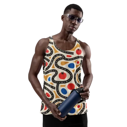 Roadside Harvest on a Men's Tank Top