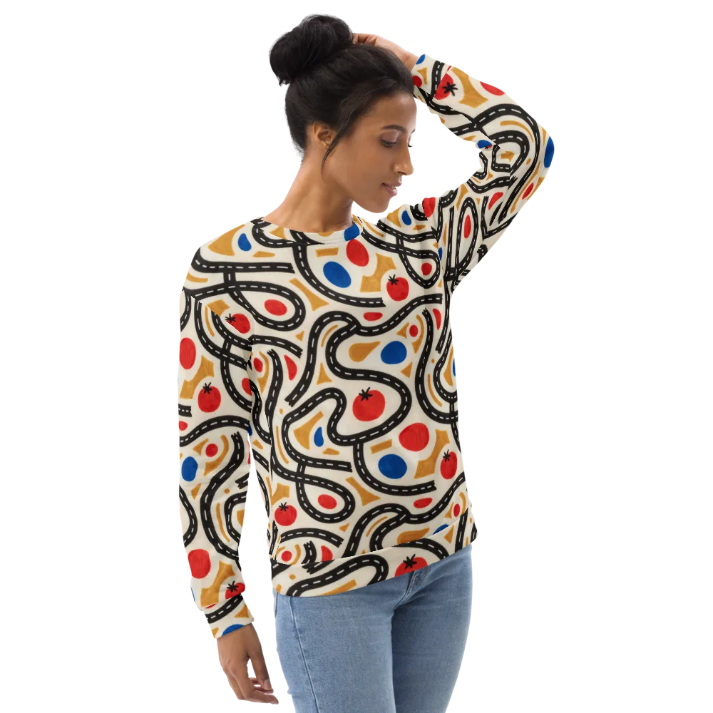 Roadside Harvest on Sweatshirt — Right Front