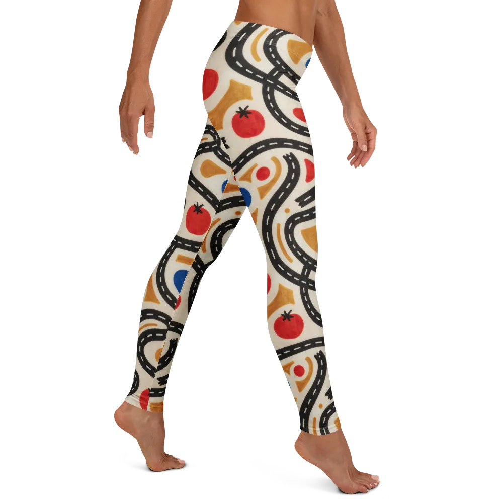 Roadside Harvest on Leggings — Right