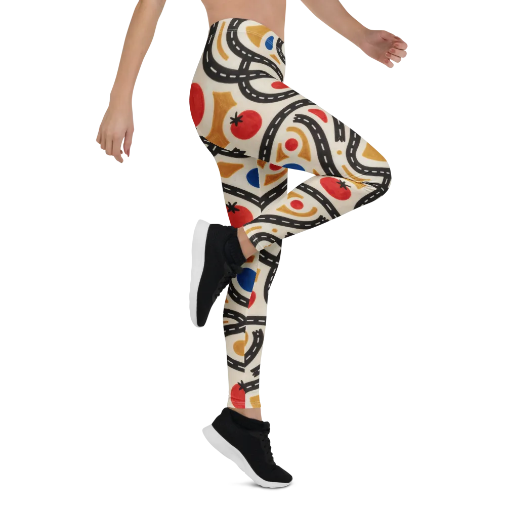 Roadside Harvest on Leggings — Right