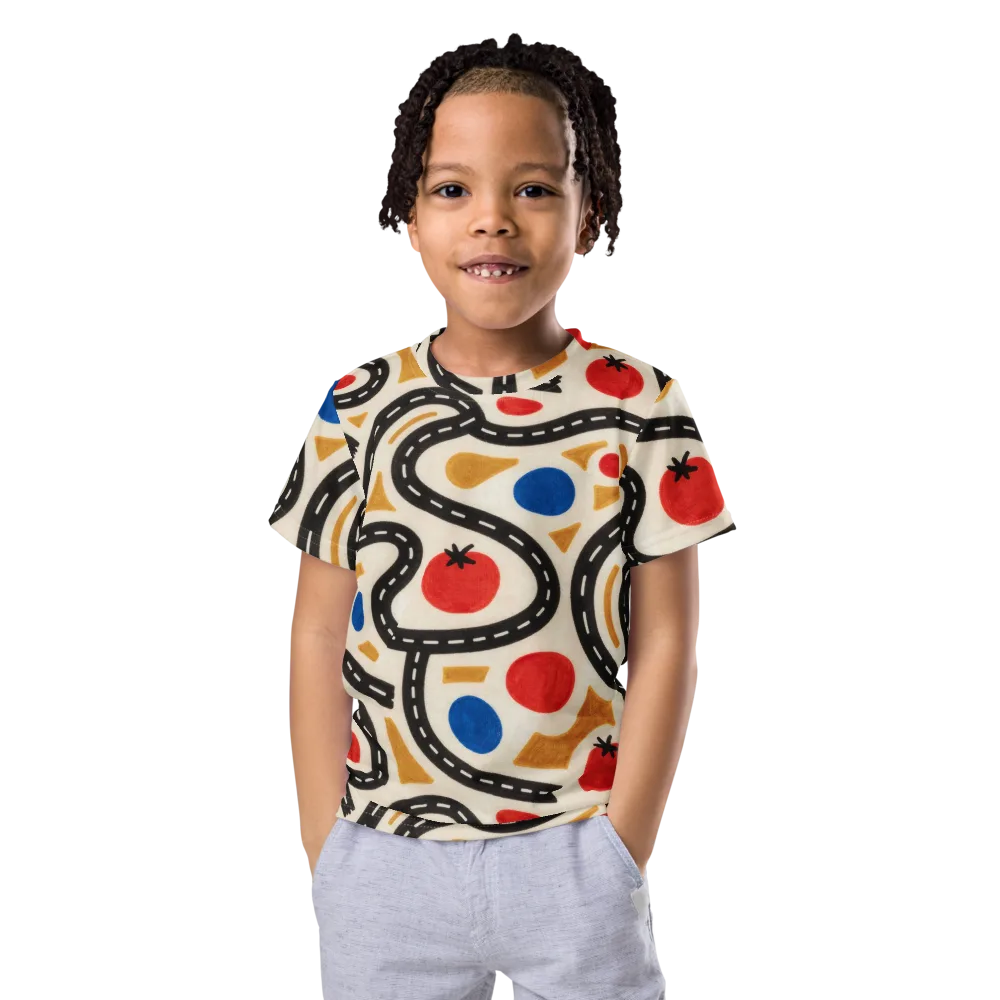 Roadside Harvest on Kids Crew Neck T-Shirt — Front