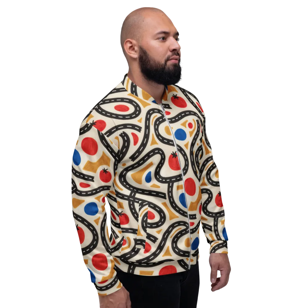 Roadside Harvest on Bomber Jacket — Right
