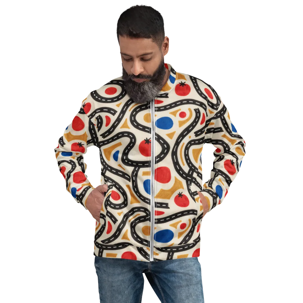 Roadside Harvest on Bomber Jacket — Front