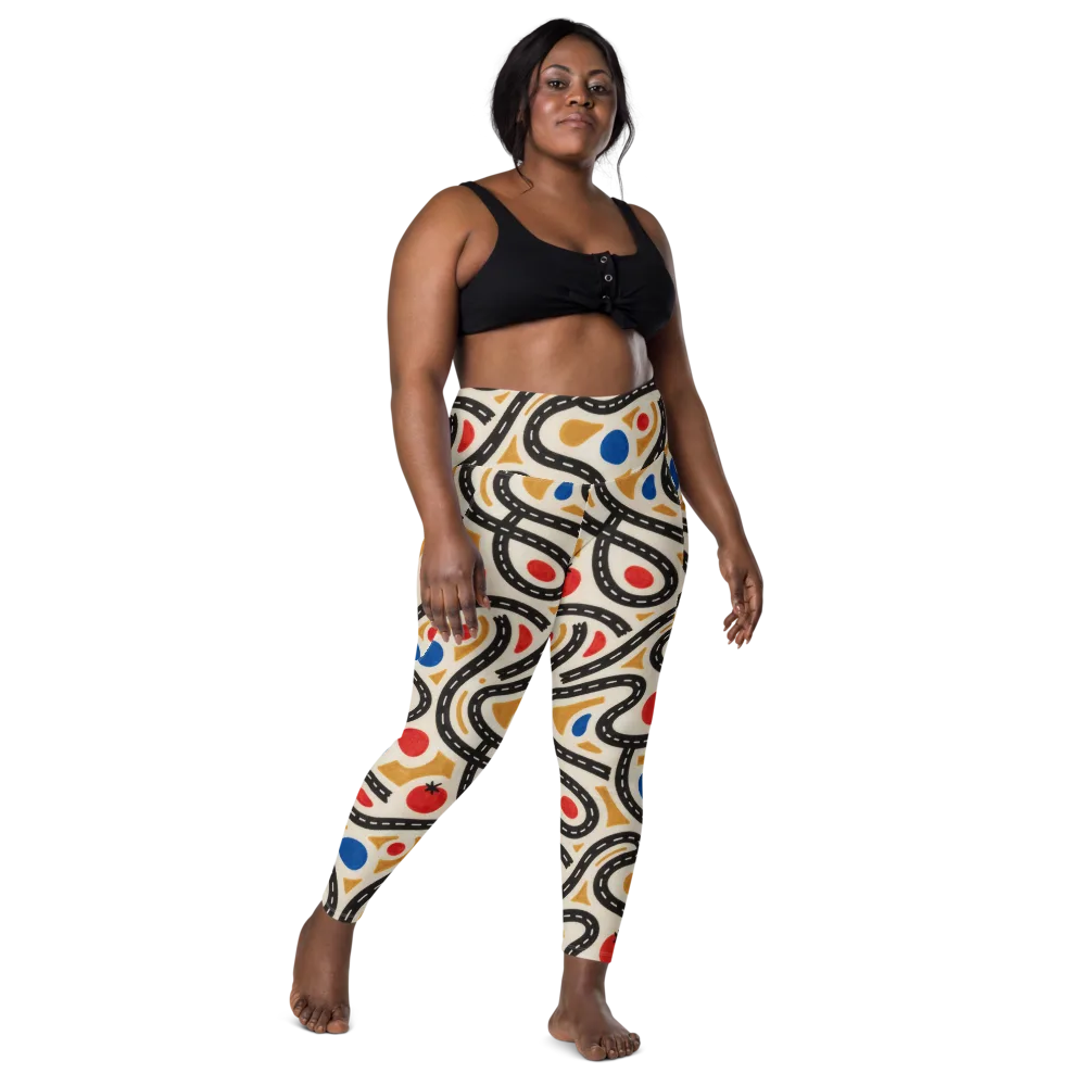 Roadside Harvest on Leggings with Pockets — Front