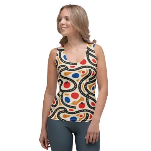 Roadside Harvest on a Women's Tank Top
