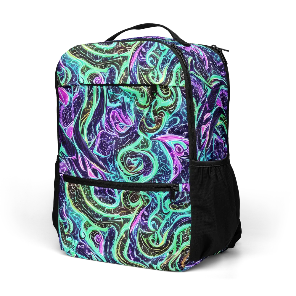 Minted Mayhem on Utility Backpack — Left Front