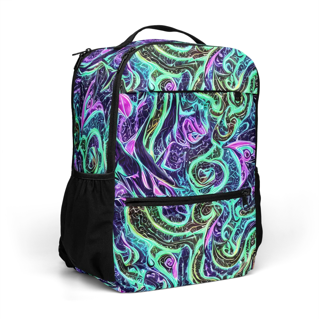 Minted Mayhem on Utility Backpack — Right Front