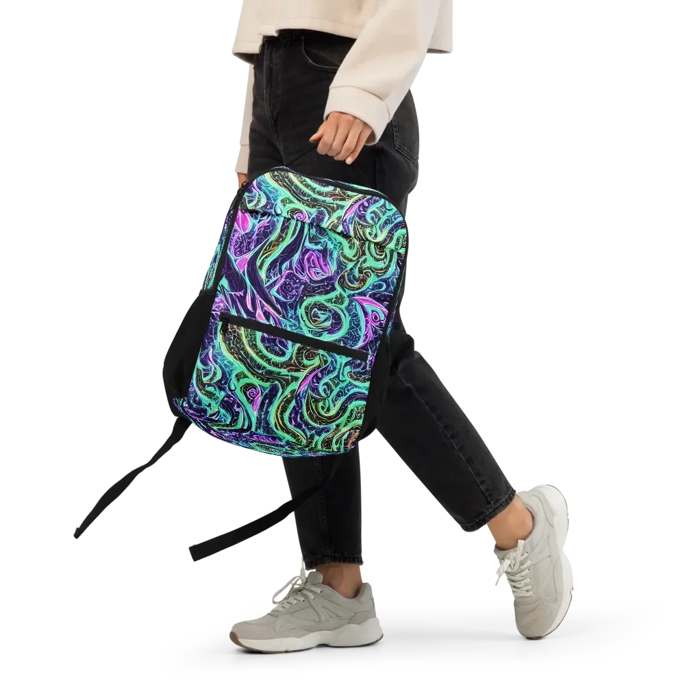 Minted Mayhem on Utility Backpack — Front