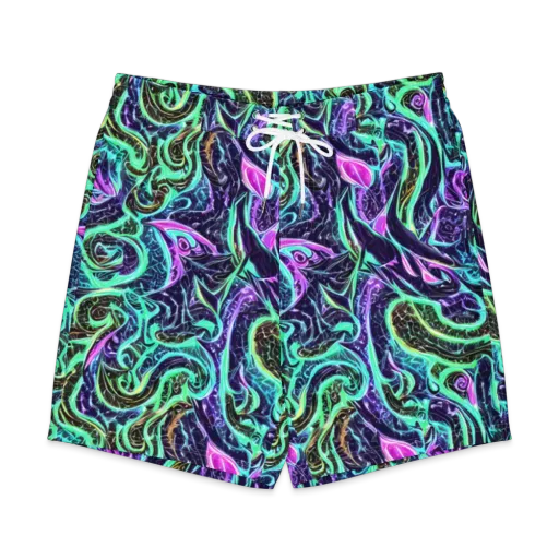 Minted Mayhem on a Men's Board Shorts