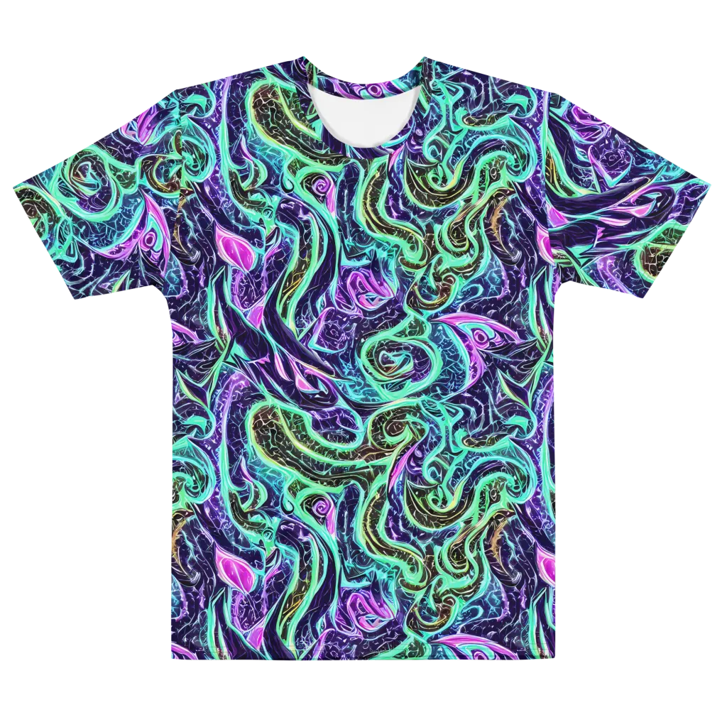 Minted Mayhem on Men's Cotton Crew Neck T-Shirt — Front