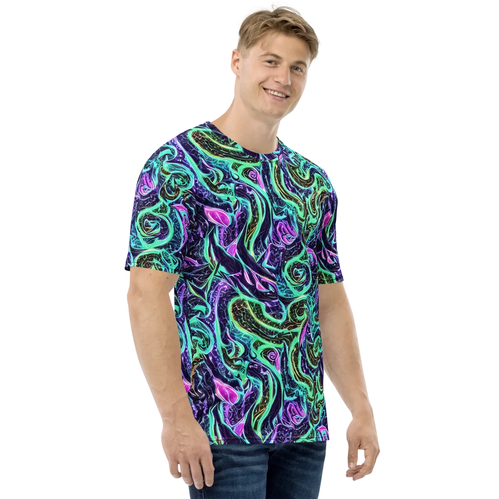 Minted Mayhem on Men's Crew Neck T-Shirt — Right