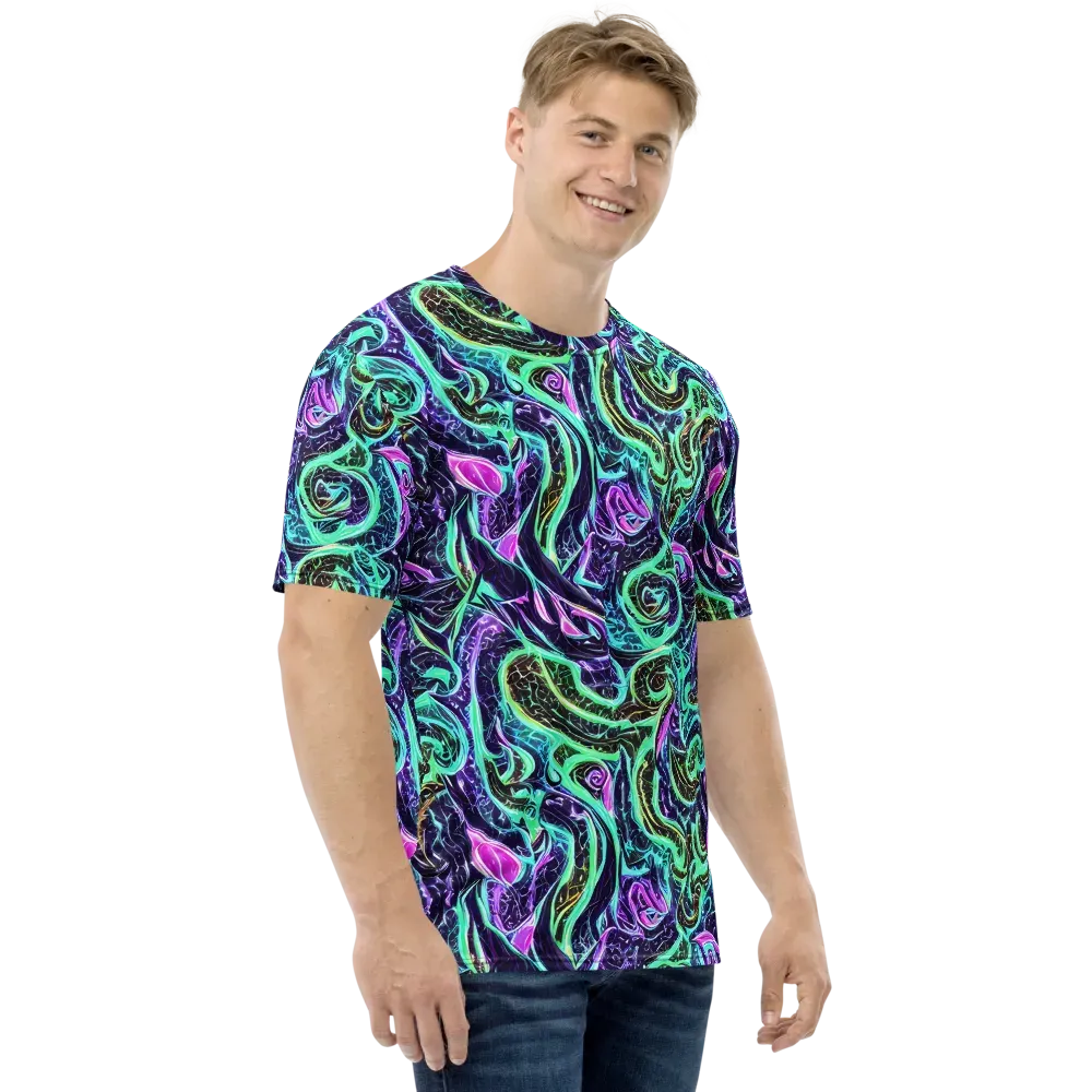 Minted Mayhem on Men's Crew Neck T-Shirt — Right