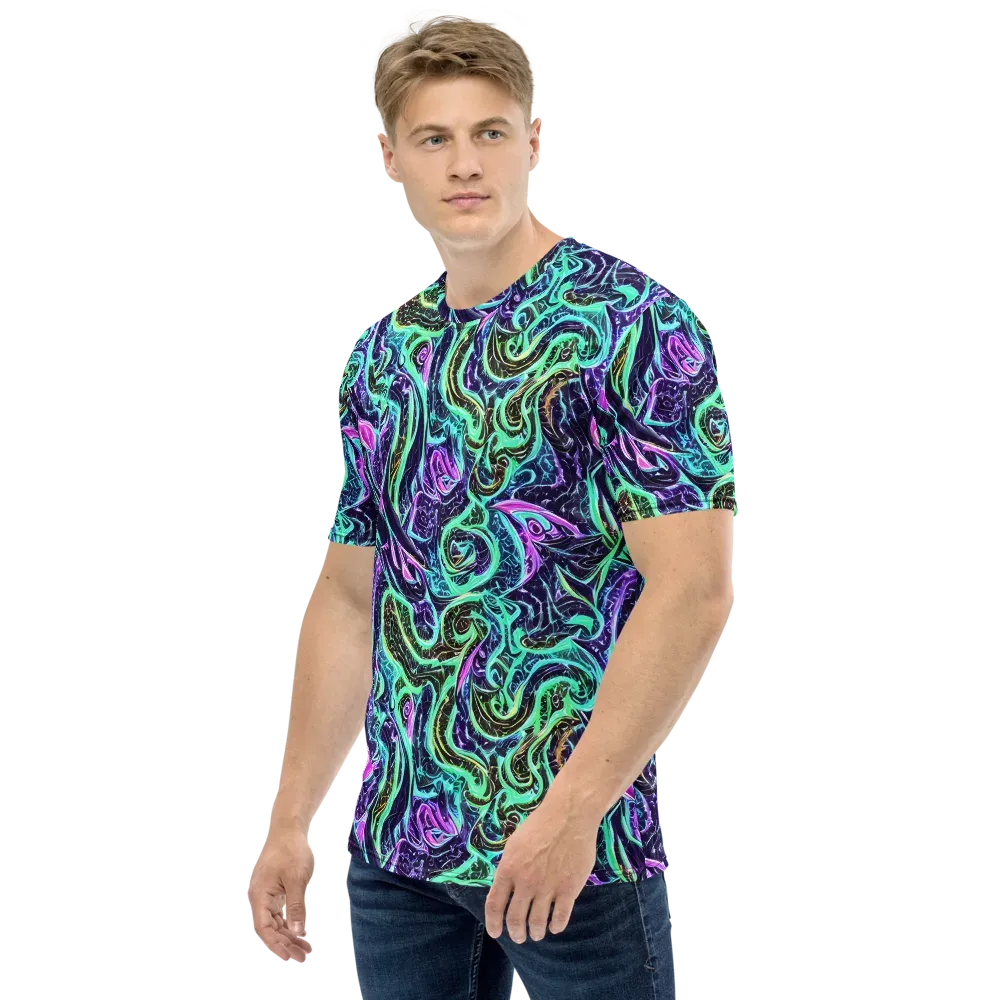 Minted Mayhem on Men's Crew Neck T-Shirt — Left