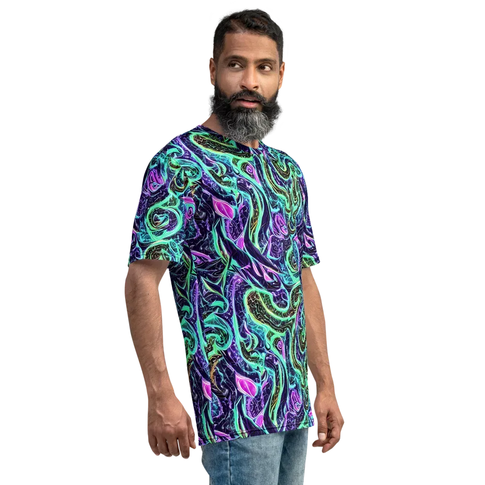 Minted Mayhem on Men's Crew Neck T-Shirt — Right