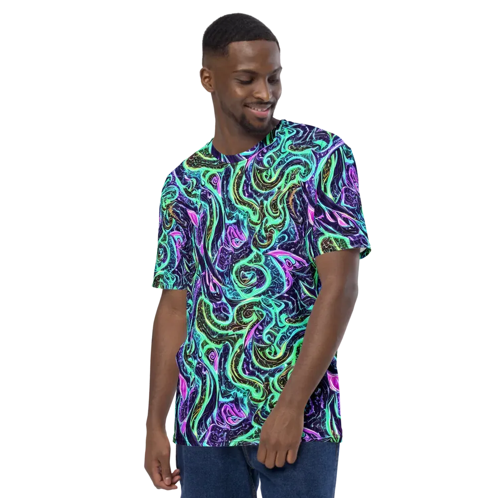 Minted Mayhem on Men's Crew Neck T-Shirt — Left