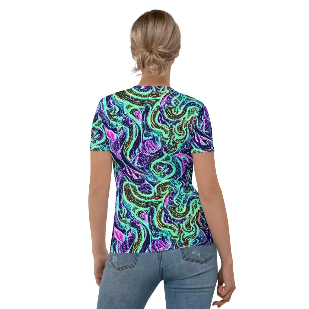 Minted Mayhem on Women's Crew Neck T-Shirt — Back