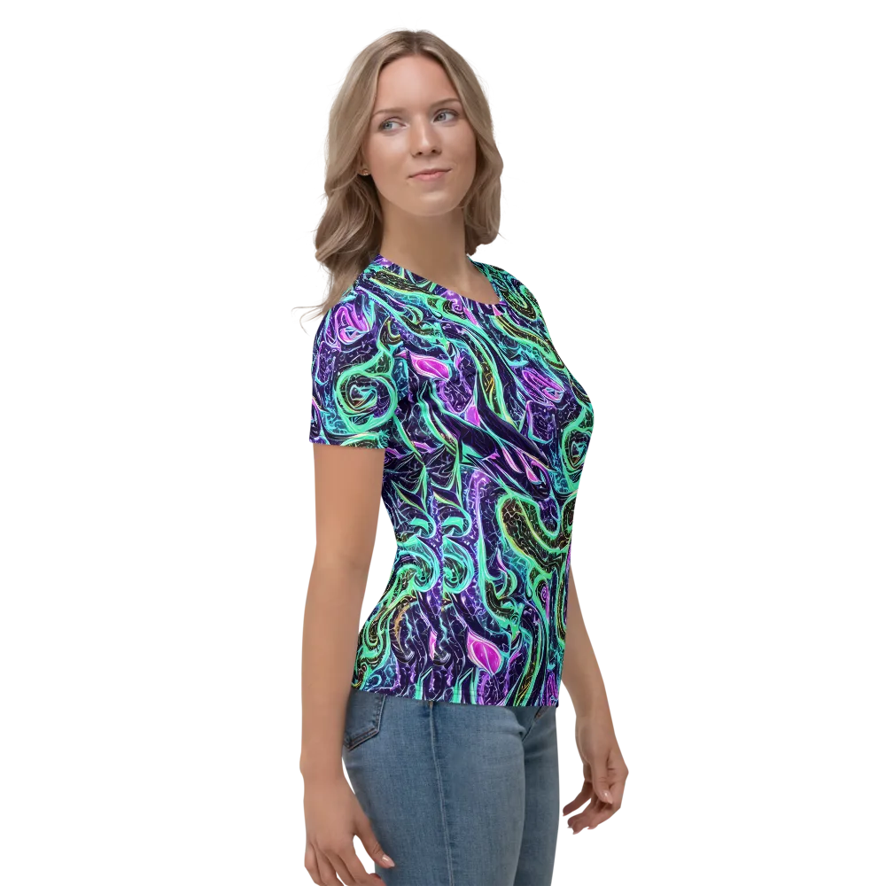 Minted Mayhem on Women's Crew Neck T-Shirt — Right