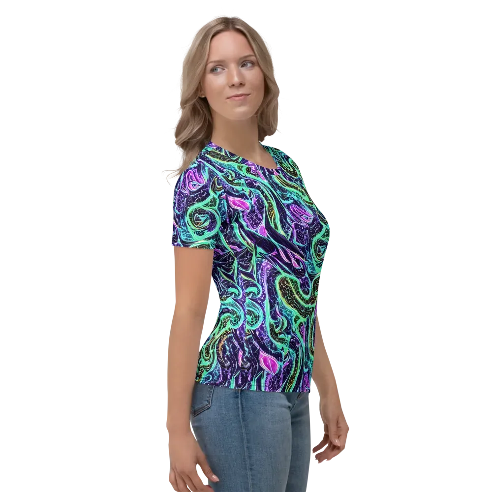 Minted Mayhem on Women's Crew Neck T-Shirt — Right