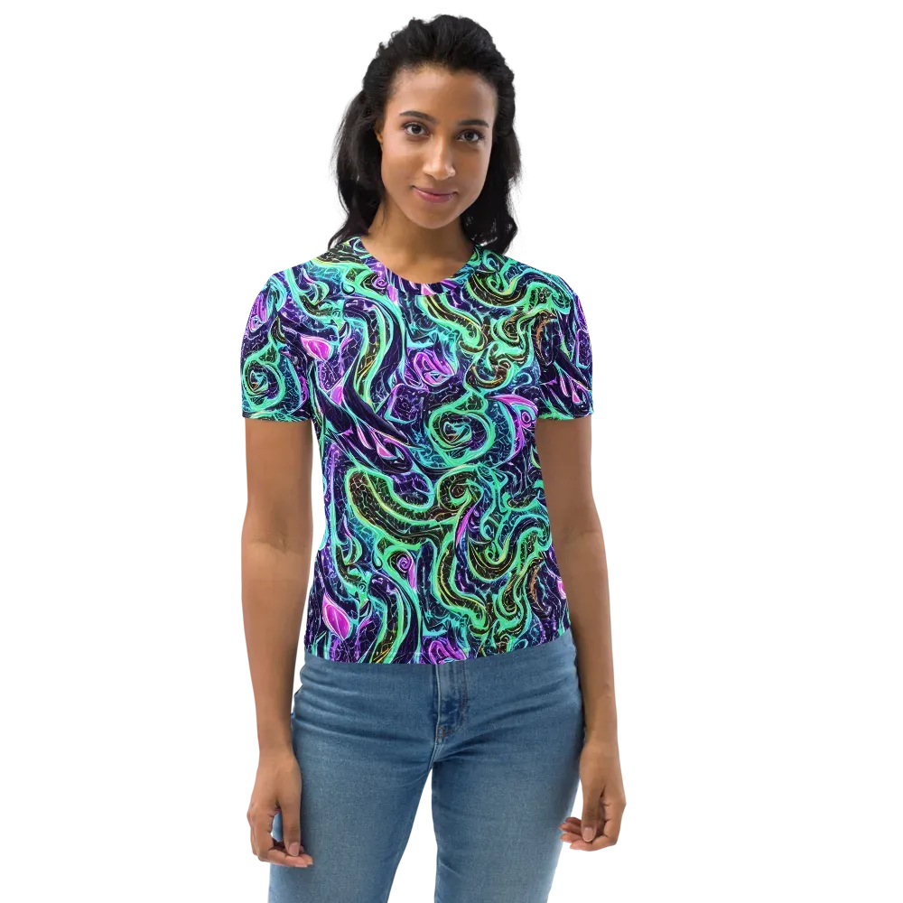Minted Mayhem on Women's Crew Neck T-Shirt — Front