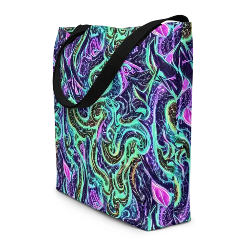 Minted Mayhem on a Large Tote Bag W/ Pocket