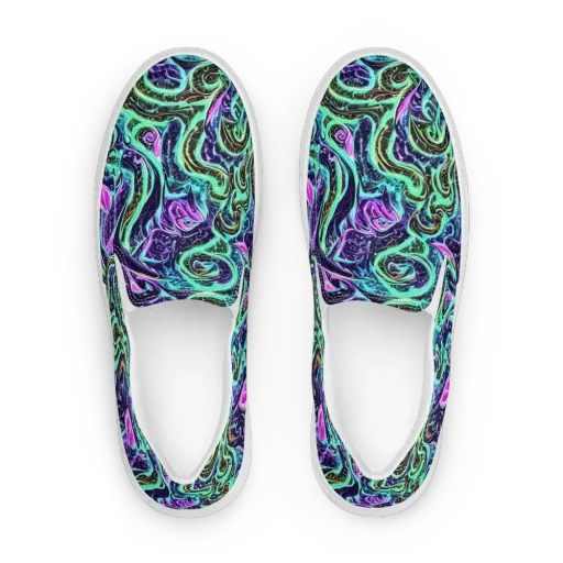 Minted Mayhem on a Women's Slip-On Canvas Shoes