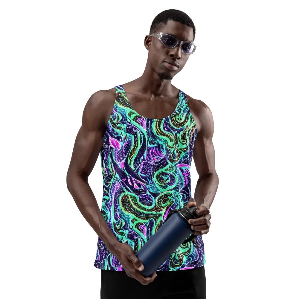 Minted Mayhem on Men's Tank Top — Front