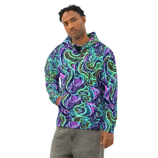 Minted Mayhem on a Cotton Hoodie
