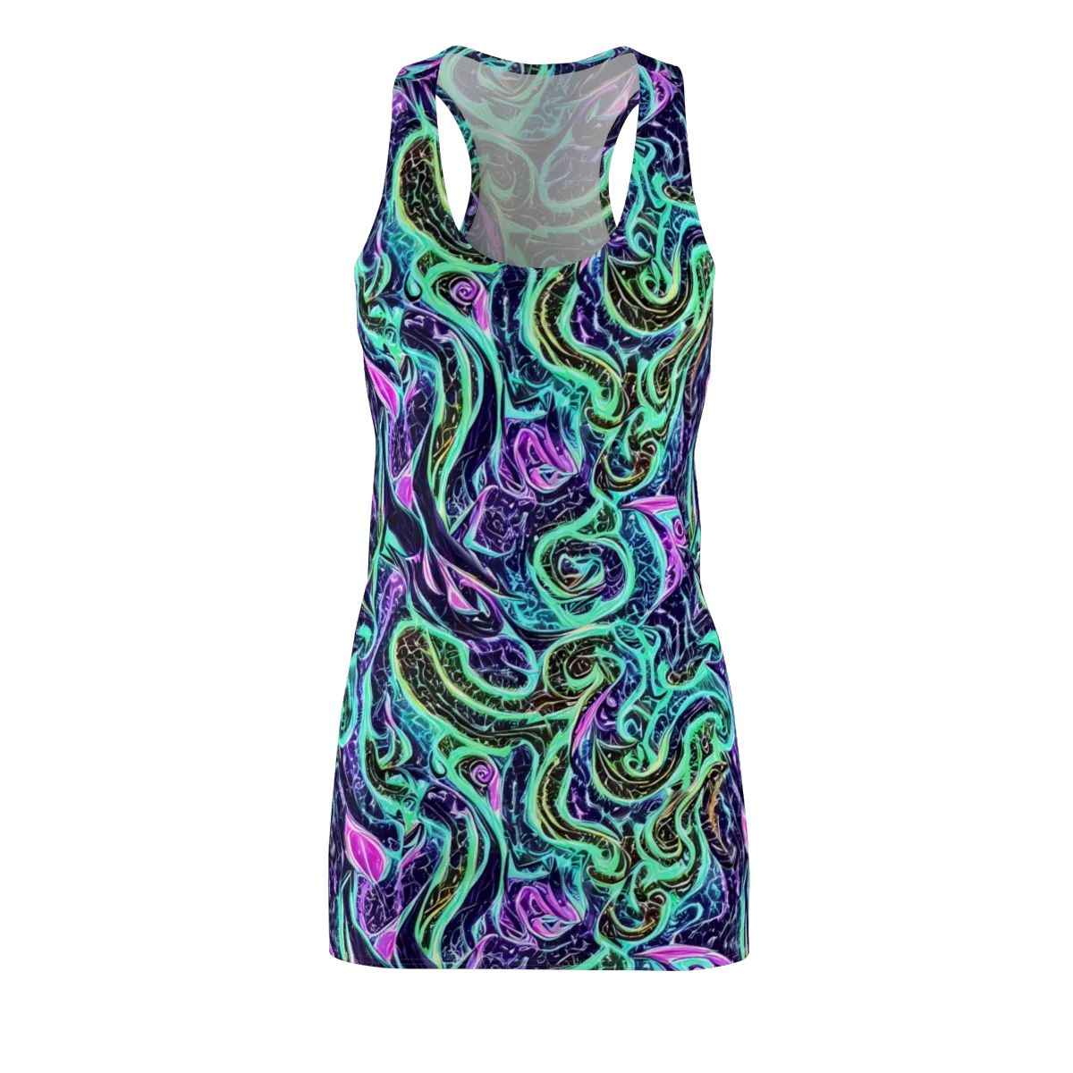 Minted Mayhem on Racerback Dress — Front