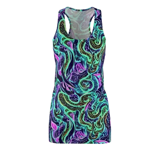 Minted Mayhem on a Racerback Dress
