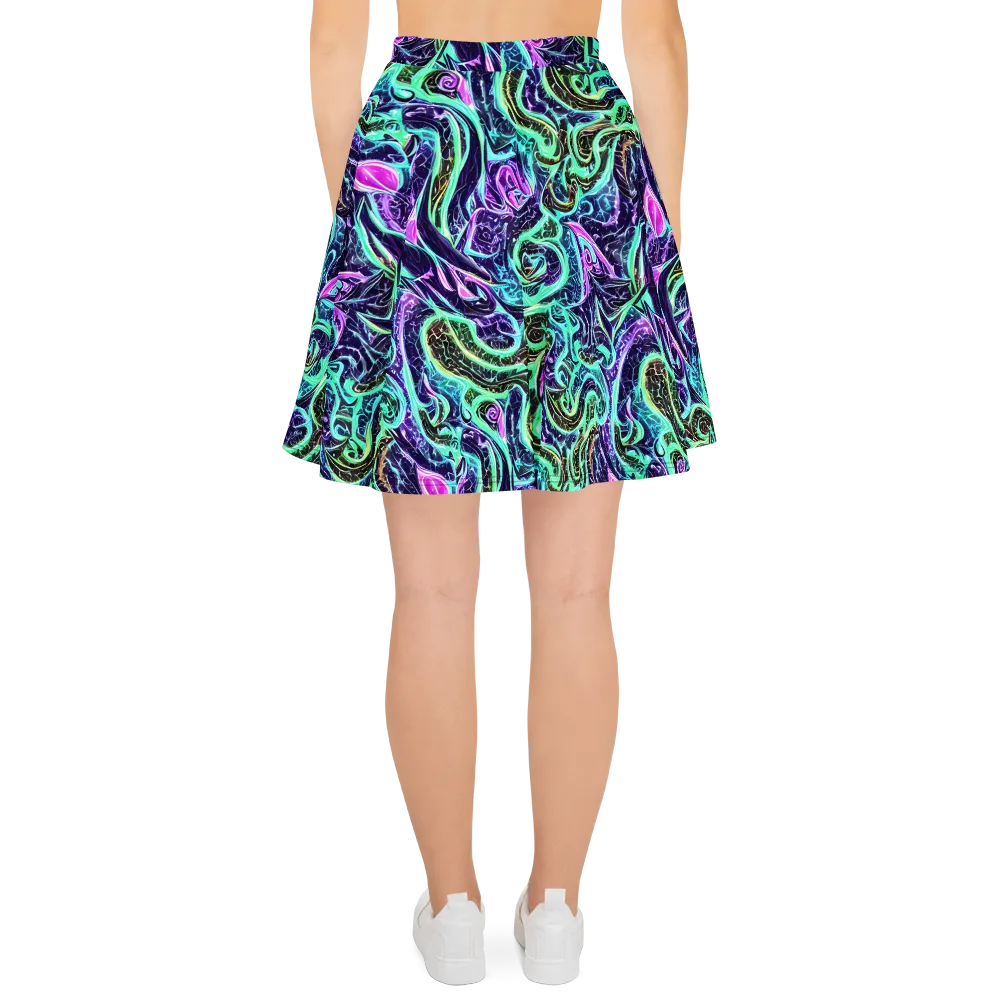 Minted Mayhem on Skater Skirt — Back