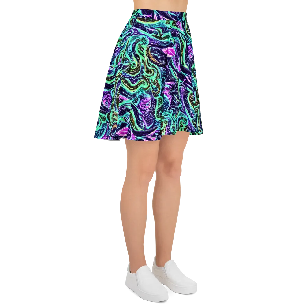 Minted Mayhem on Skater Skirt — Right