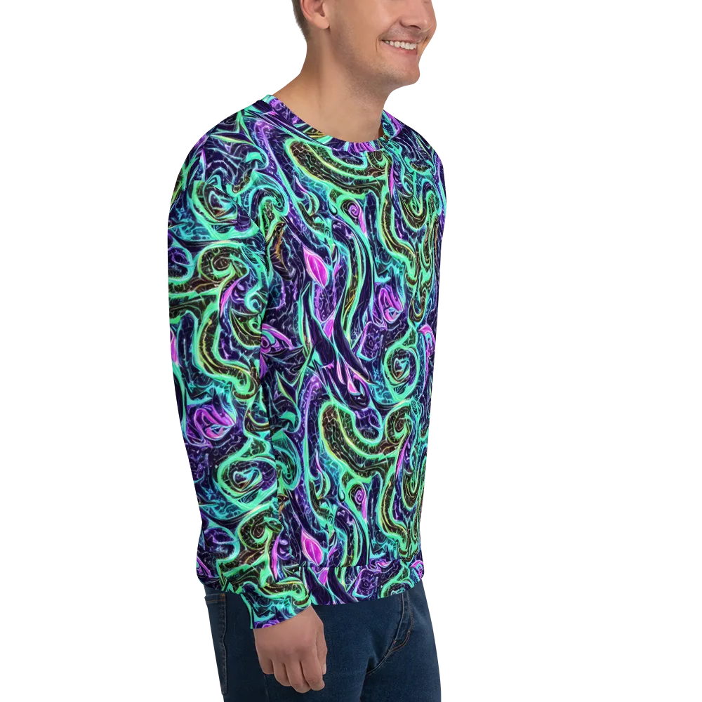 Minted Mayhem on Sweatshirt — Right Front