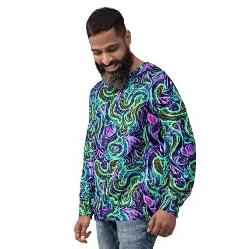 Minted Mayhem on a Sweatshirt