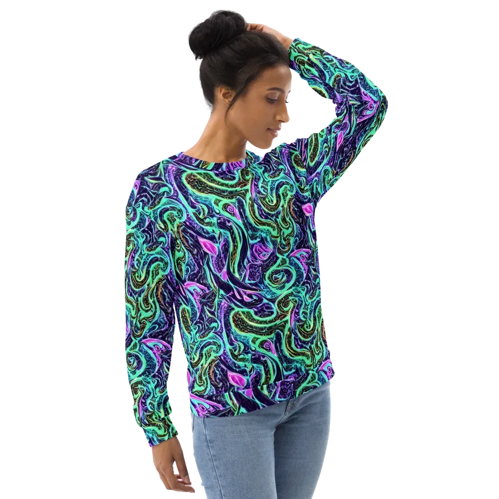 Minted Mayhem on Sweatshirt — Right Front